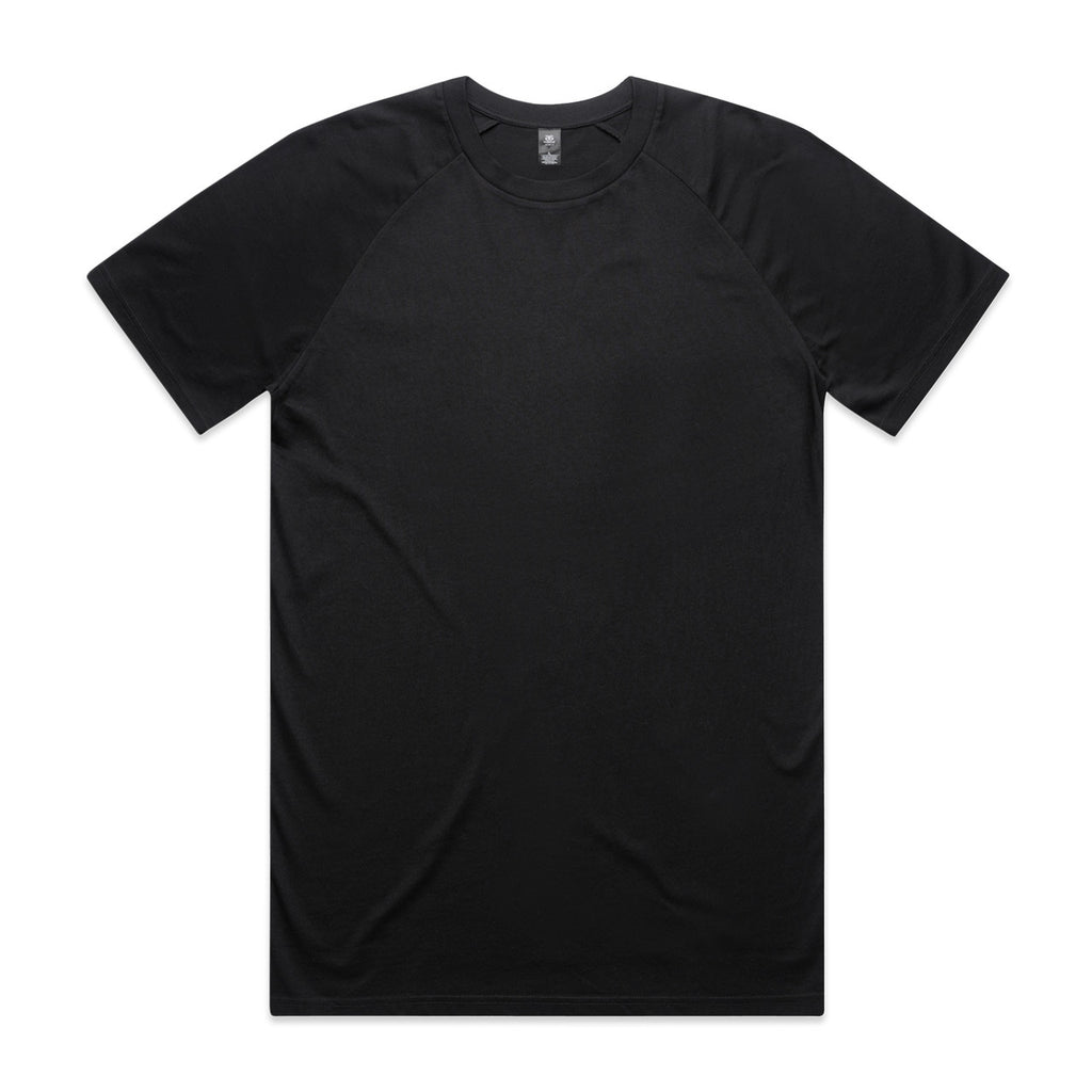 BLACK Staple Raglan Tee | 5001R