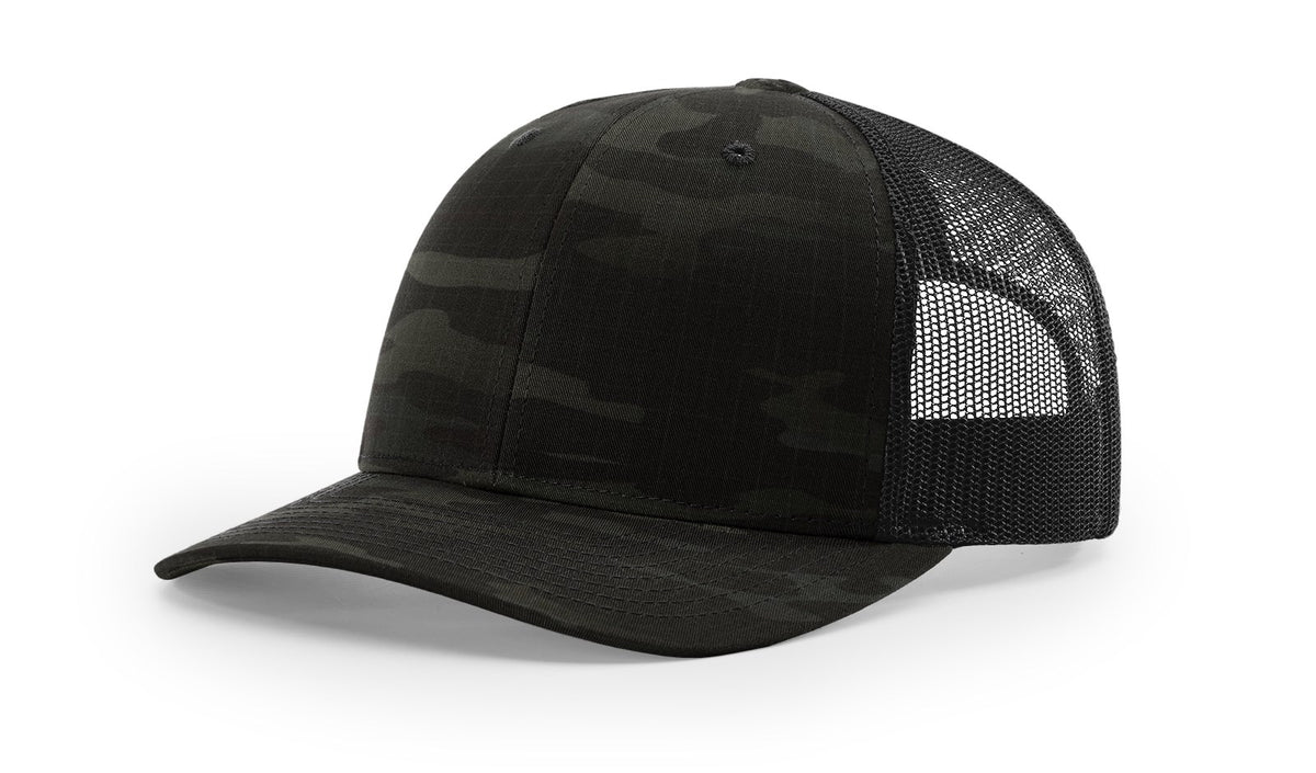 Multicam Black/Black Printed Tactical Trucker