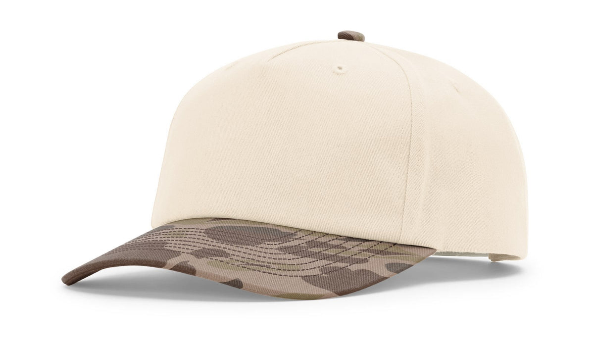 Cream/Bark Duck Camo 5 Panel Gramps
