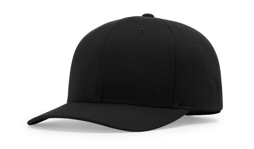 Black 8-Stitch 2.75" Bill - Performance Ignite LT Laser Perf Ump Cap