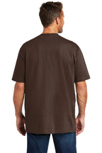 Dark Brown Carhartt Workwear Pocket Short Sleeve T-Shirt. CTK87