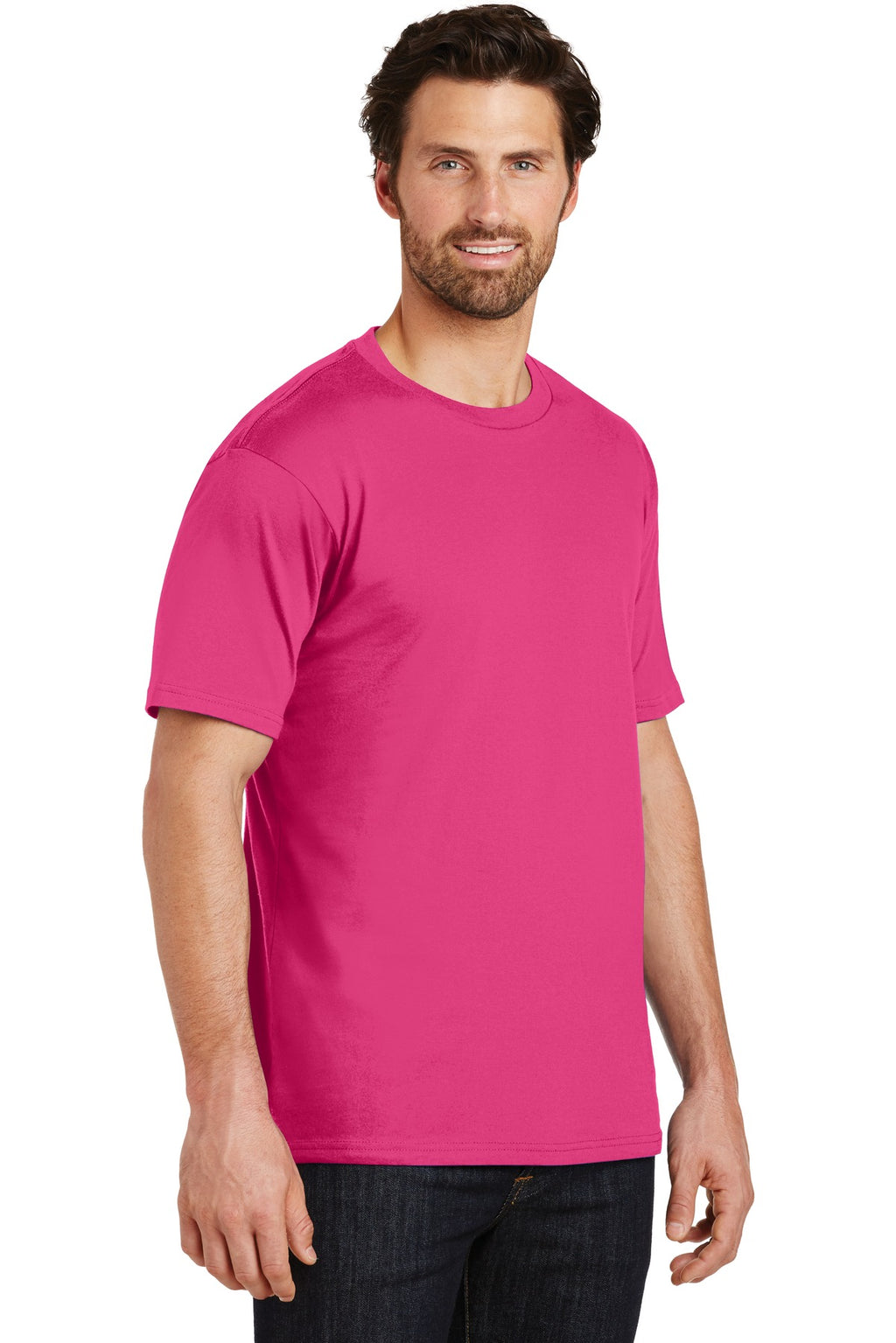 Dark Fuchsia District Perfect Weight Tee. DT104