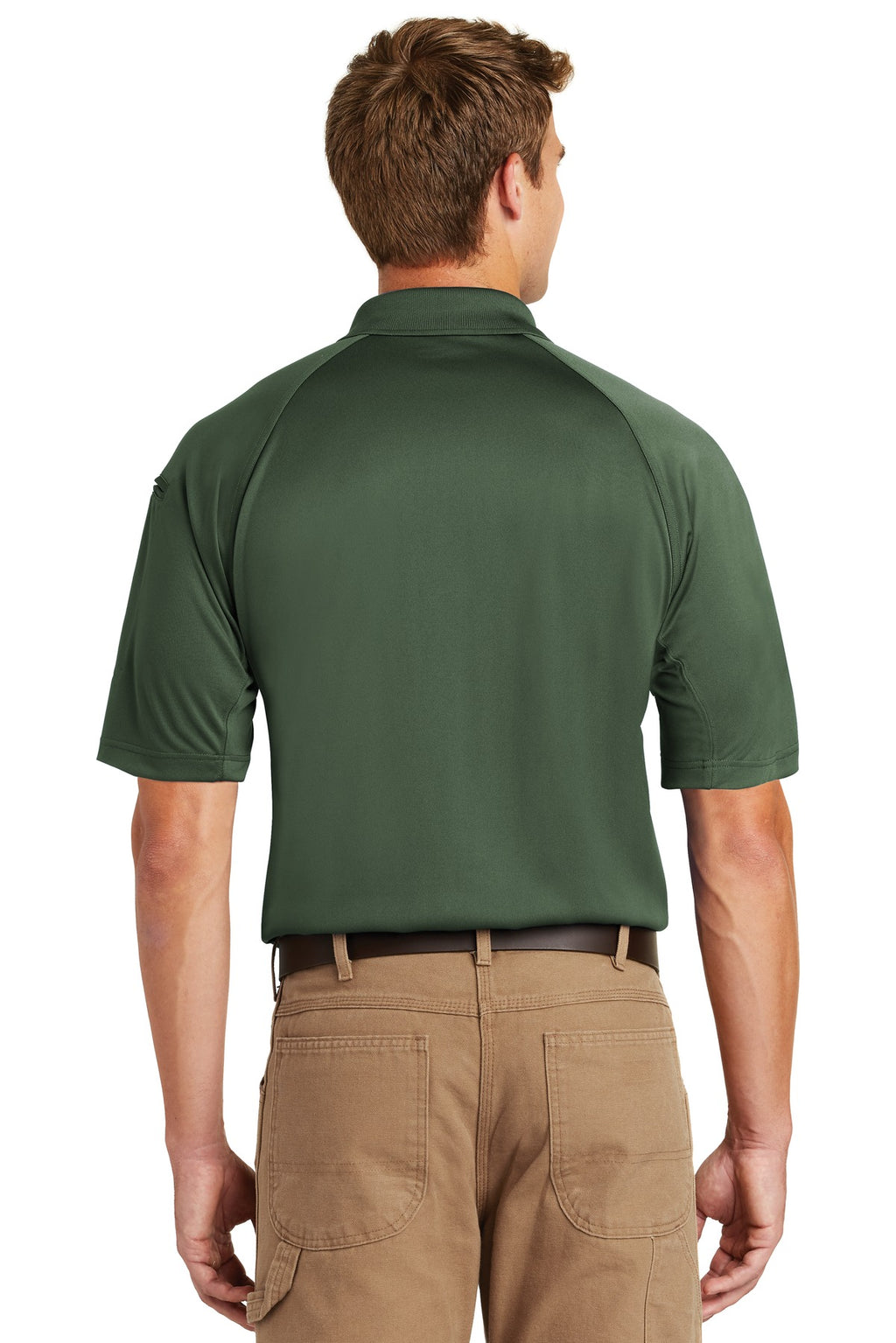 Dark Green CornerStone - Select Snag-Proof Tactical Polo. CS410