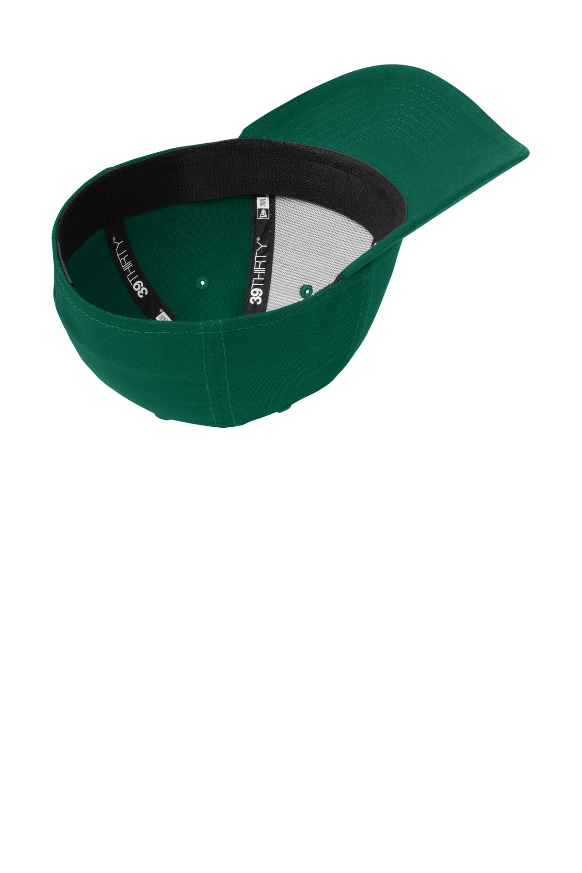 Dark Green New Era - Structured Stretch Cotton Cap. NE1000