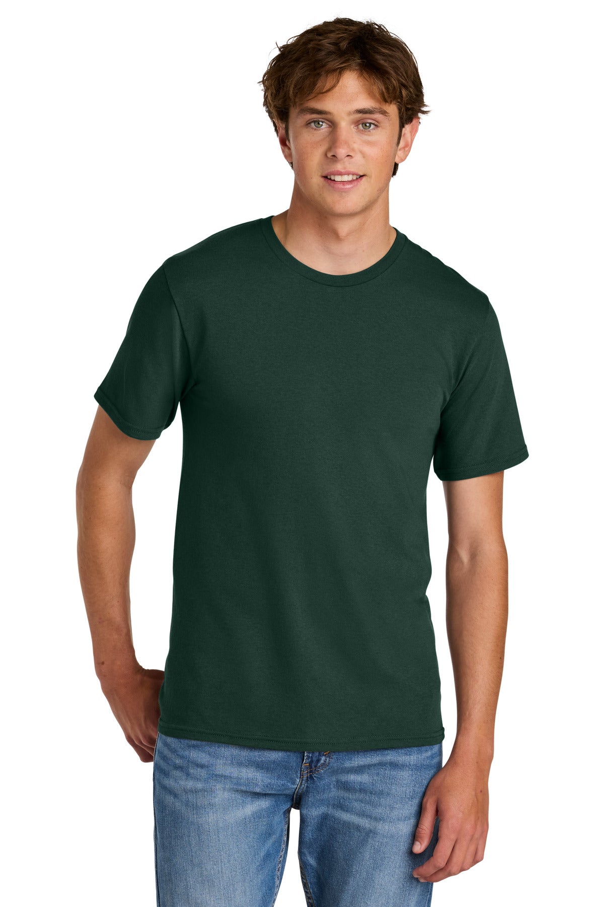 DarkGreen Port & Co Easy Cotton Tee PC43