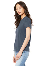 DarkGrey BELLA+CANVAS Women's Relaxed Jersey Short Sleeve Tee. BC6400