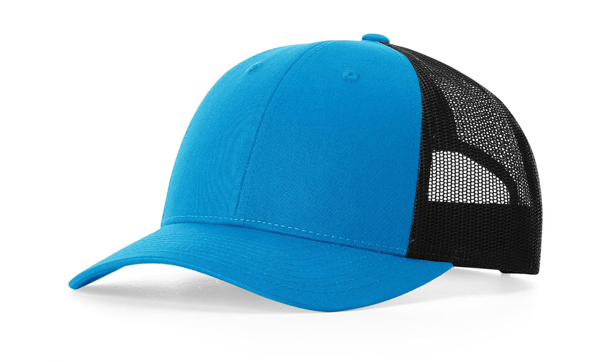 Cyan/Black Low Pro Trucker
