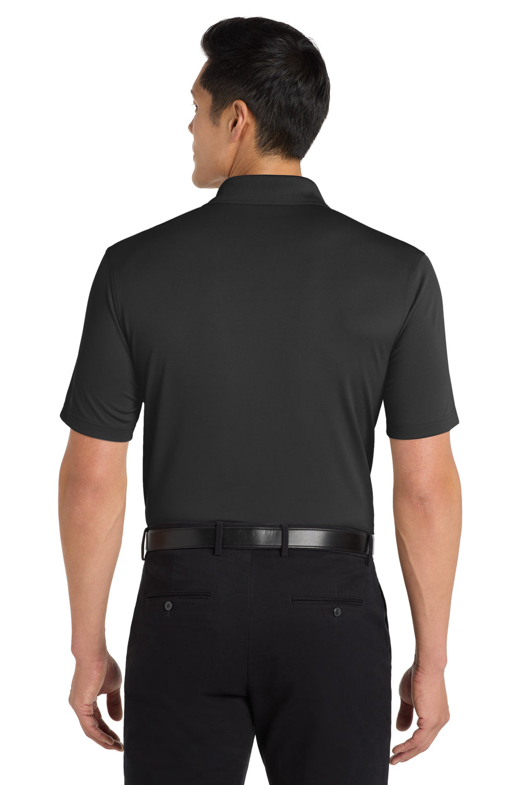 Deep Black Port Authority Dry Zone UV Micro-Mesh Polo. K110