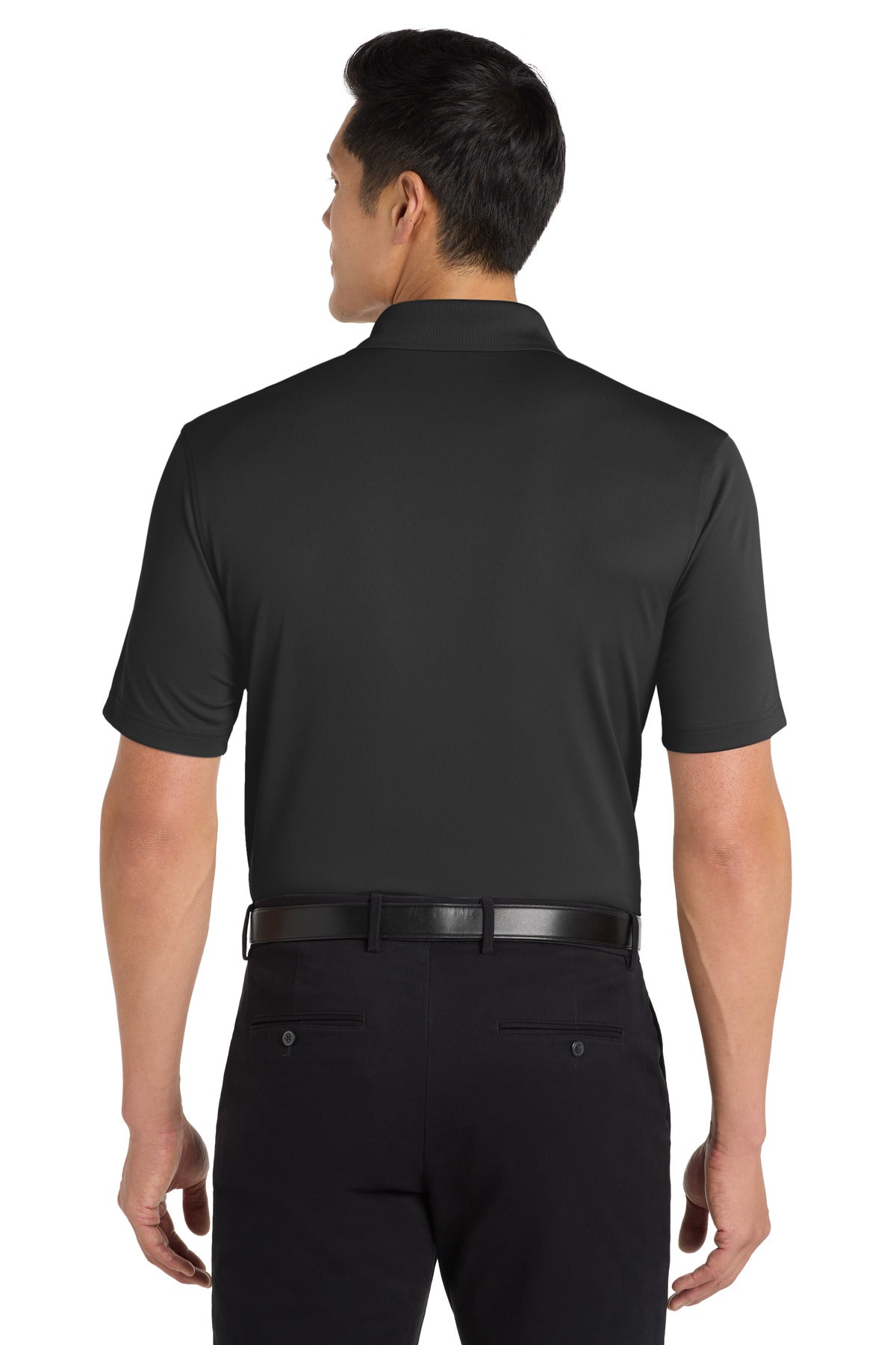 Deep Black Port Authority Dry Zone UV Micro-Mesh Polo. K110