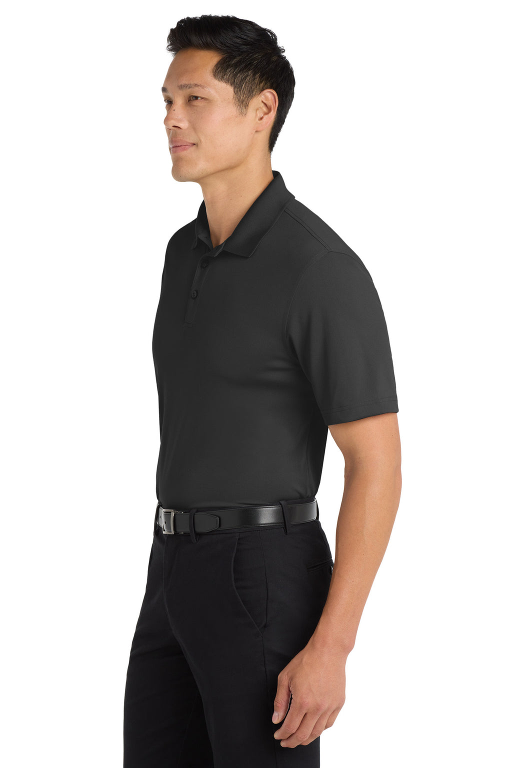 Deep Black Port Authority Dry Zone UV Micro-Mesh Polo. K110