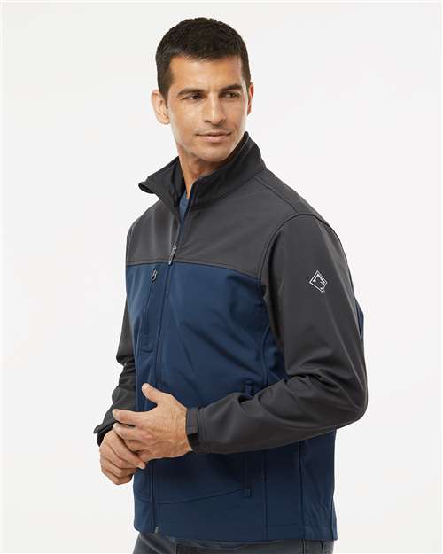 Deep Blue/ Charcoal Motion Soft Shell Jacket Tall Sizes - 5350T