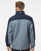 Deep Blue Heather/ Deep Blue Motion Soft Shell Jacket - 5350
