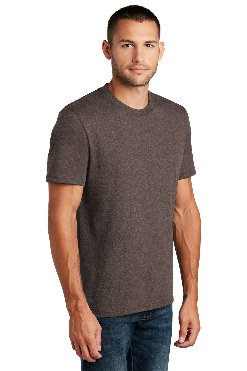 Deep Brown Hth District Re-Tee DT8000