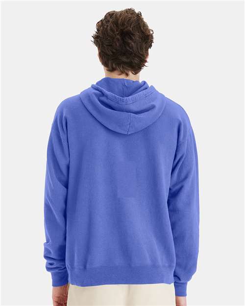 Deep Forte Blue Garment-Dyed Hooded Sweatshirt - GDH450