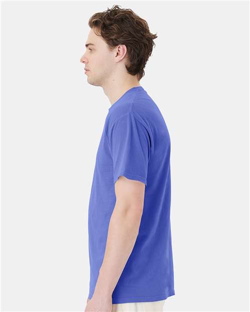 Deep Forte Blue Garment-Dyed Pocket T-Shirt - GDH150