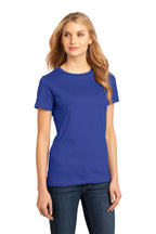 Deep Royal District Women's Perfect Weight Tee. DM104L