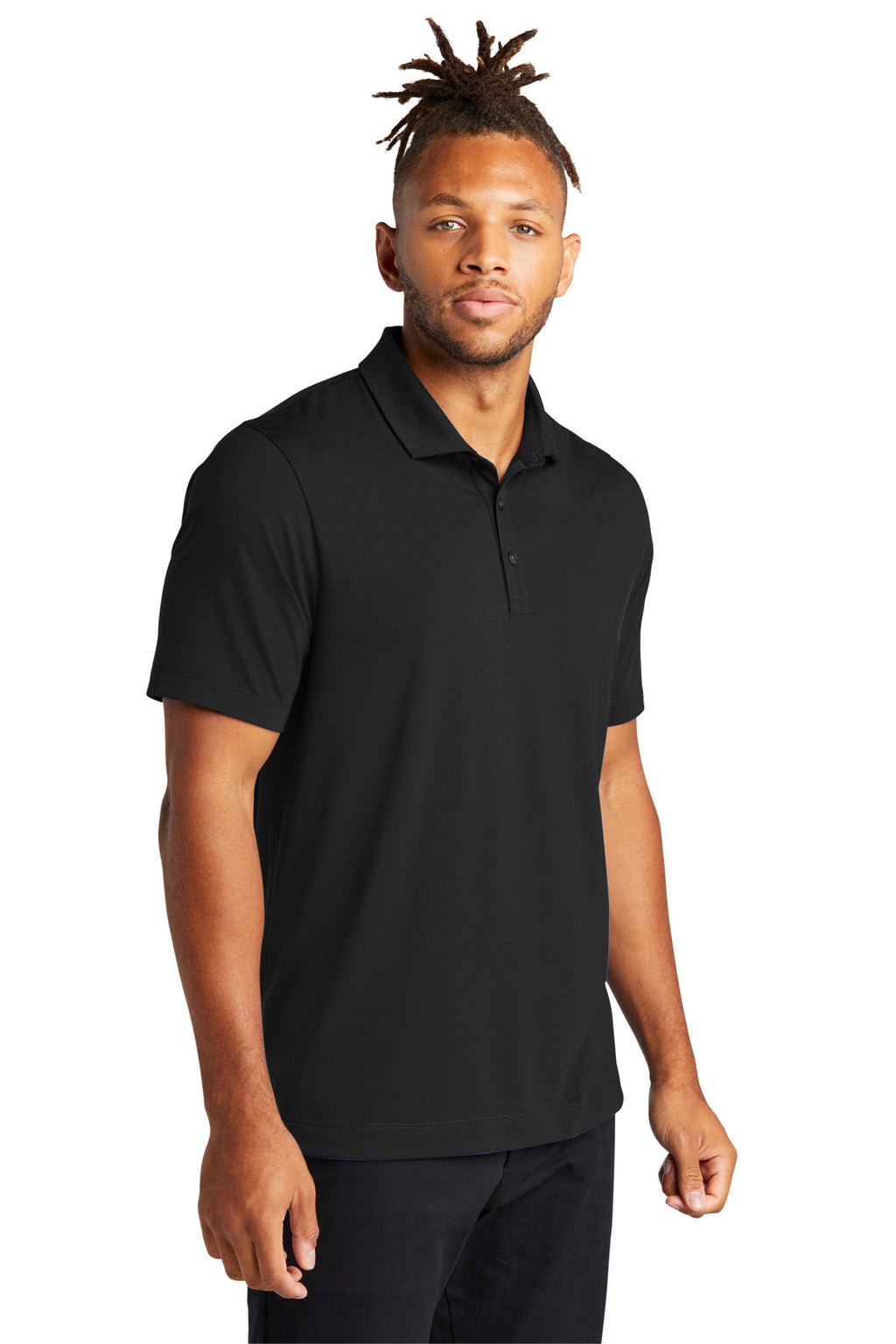 DeepBlack Mercer+Mettle Stretch Jersey Polo MM1014