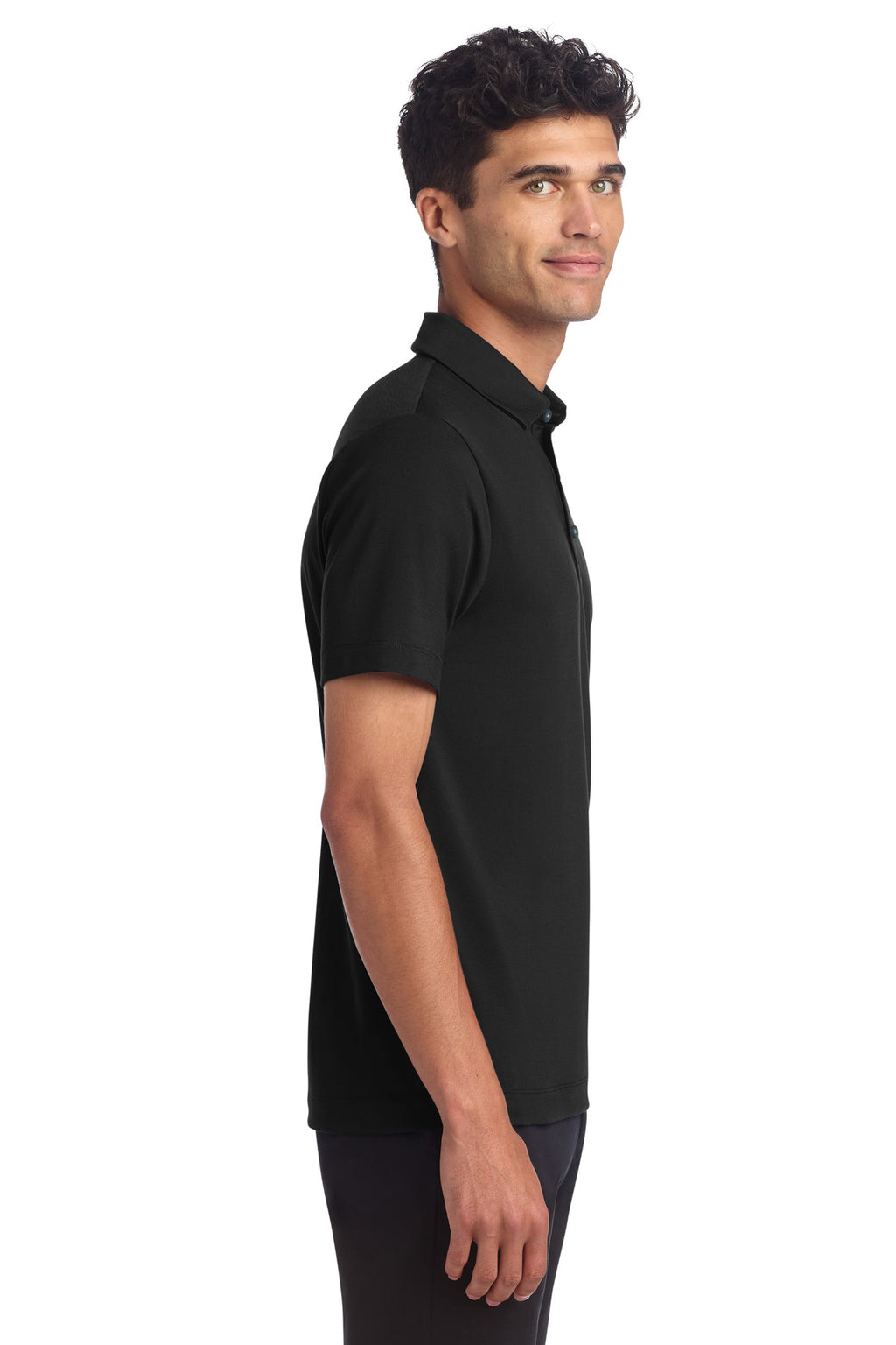DeepBlack Mercer+Mettle Stretch Jersey Polo MM1014