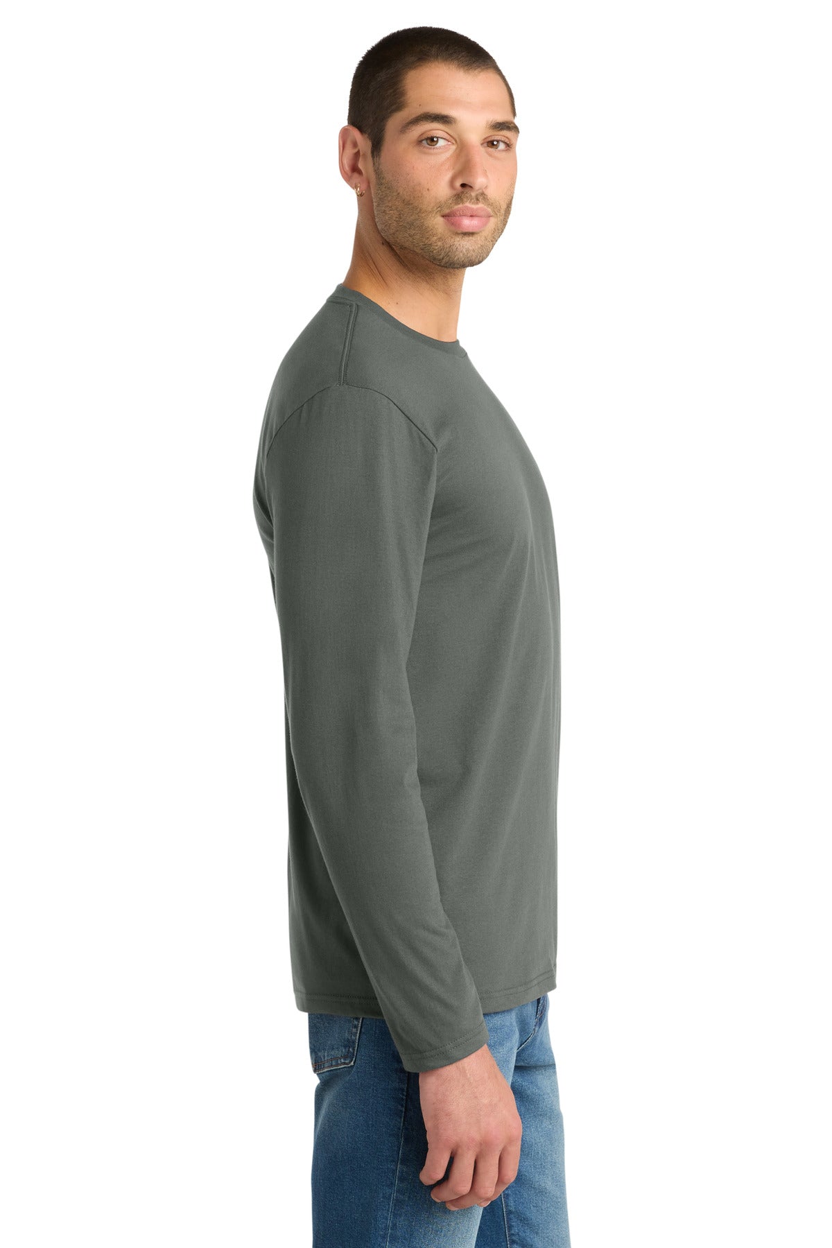 DeepestGry District Very Important Tee Long Sleeve. DT6200