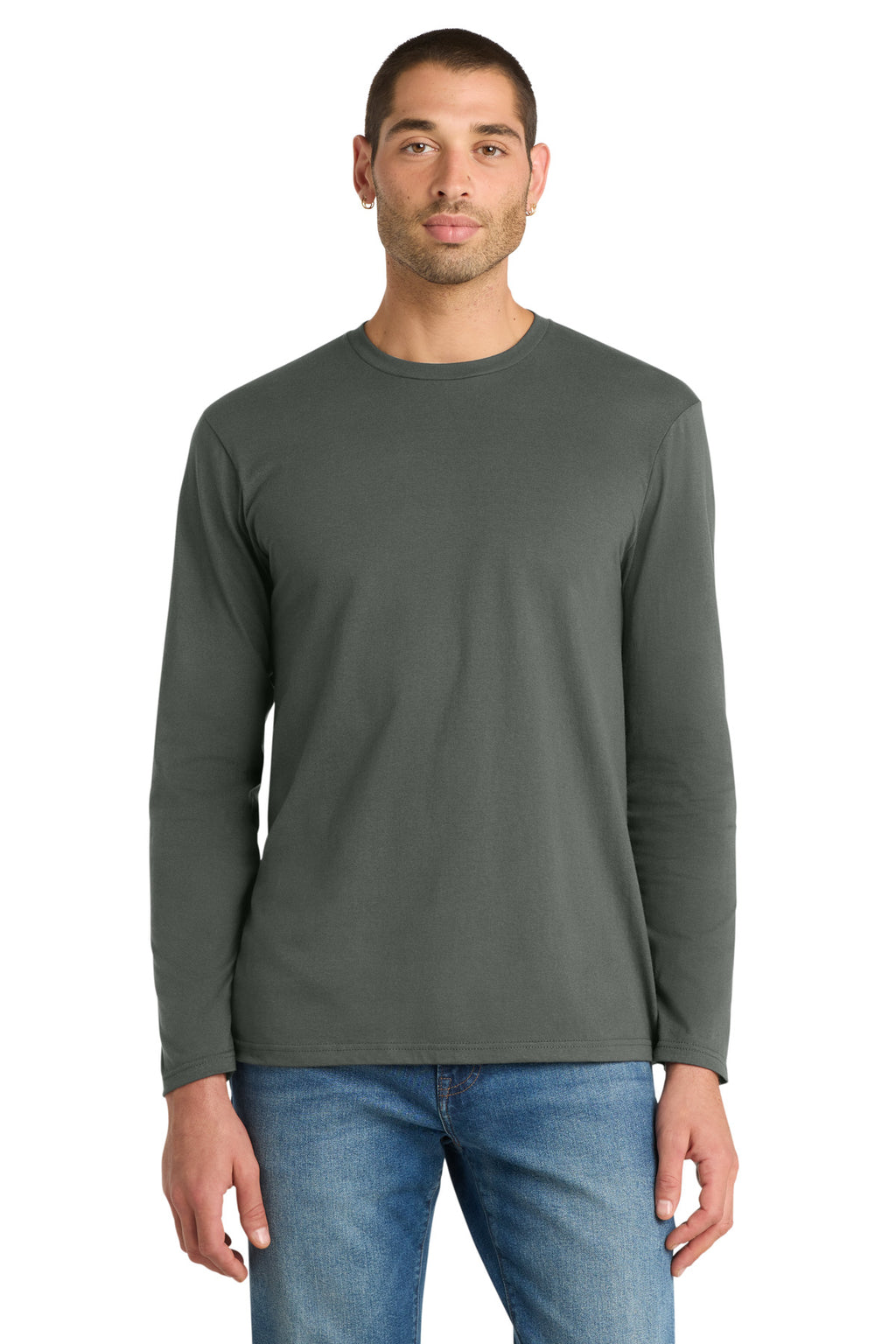 DeepestGry District Very Important Tee Long Sleeve. DT6200