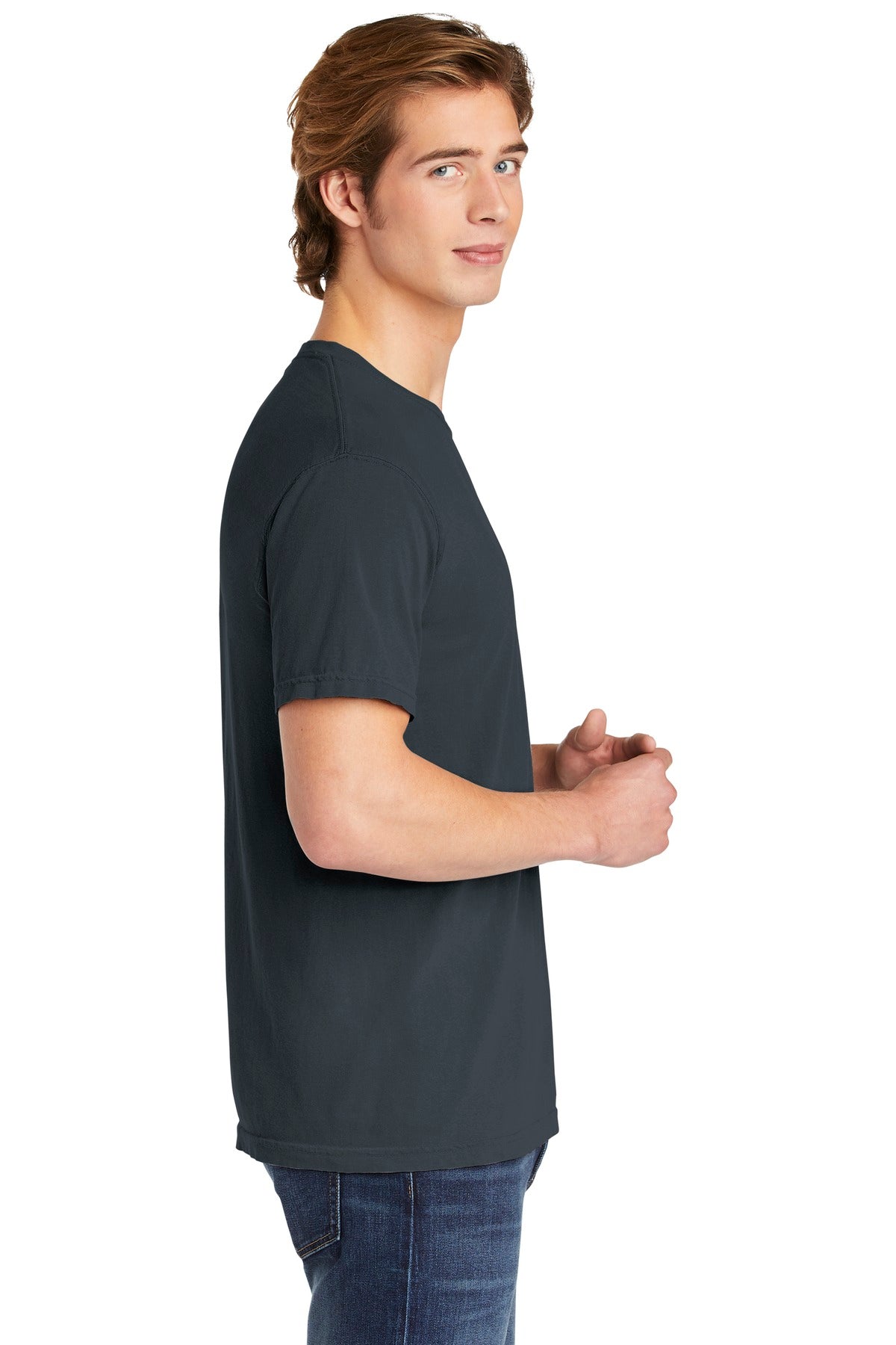 Denim COMFORT COLORS Heavyweight Ring Spun Tee. 1717