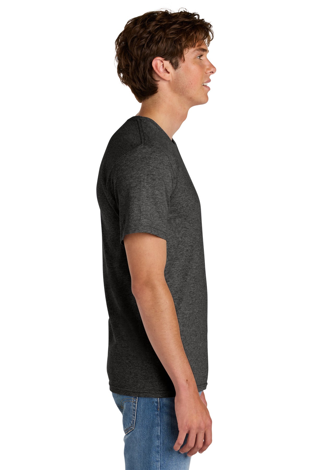 DkHtGry Port & Co Easy Cotton Tee PC43