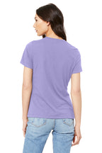 DkLavender BELLA+CANVAS Women's Relaxed Jersey Short Sleeve Tee. BC6400