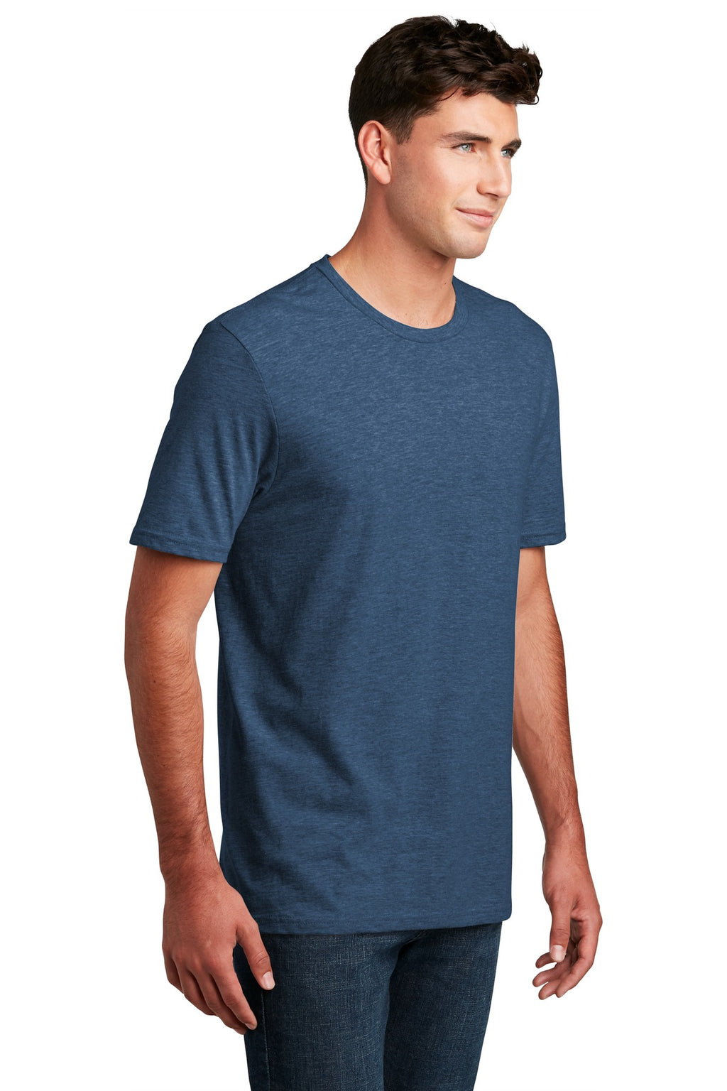 Dp Royal Fleck District Perfect Blend CVC Tee. DM108