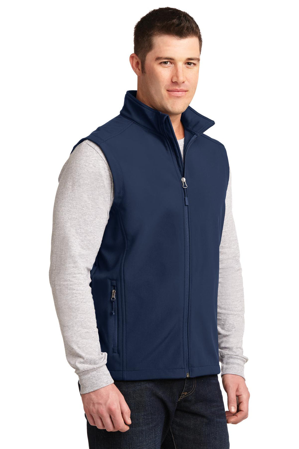 Dress Blue Nvy Port Authority Core Soft Shell Vest. J325