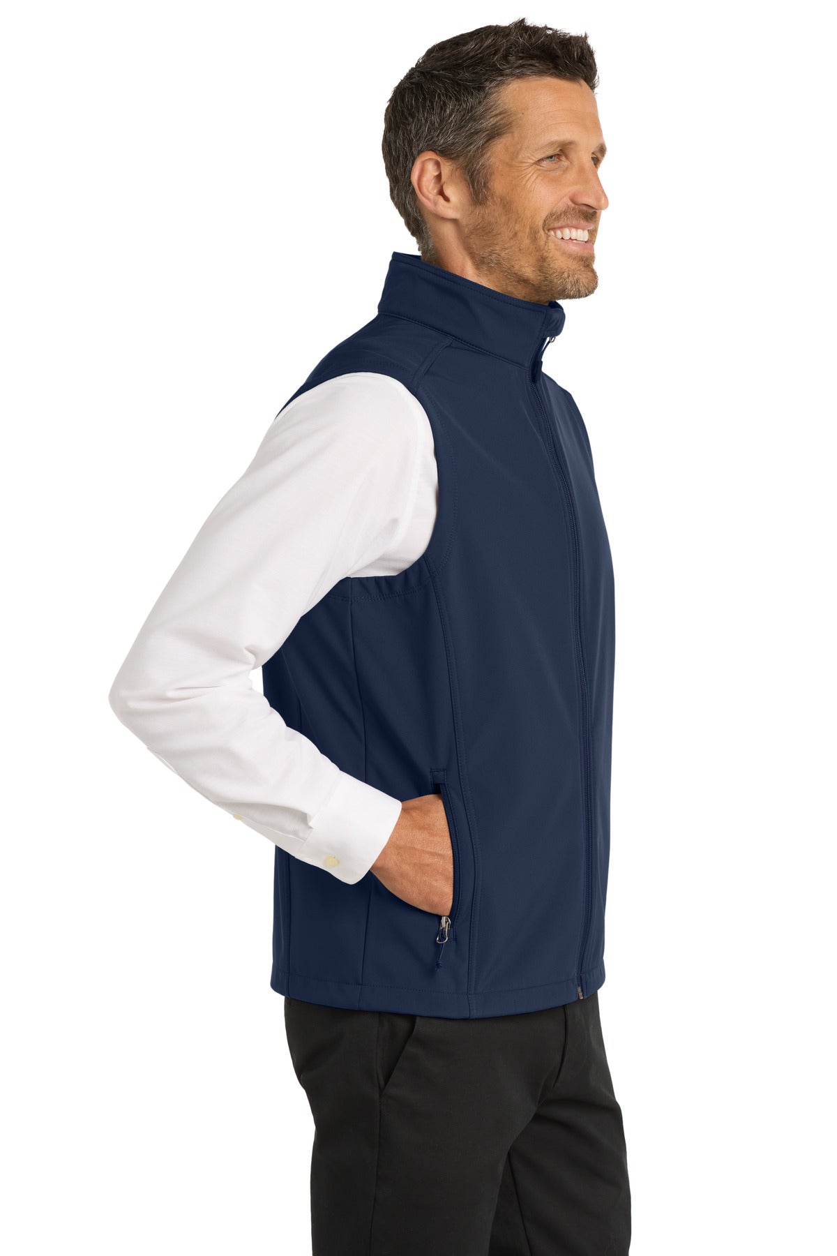 Dress Blue Nvy Port Authority Core Soft Shell Vest. J325