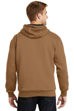 Duck Brown CornerStone - Heavyweight Full-Zip Hooded Sweatshirt with Thermal Lining. CS620