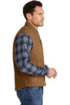 Duck Brown CornerStone Washed Duck Cloth Vest. CSV40