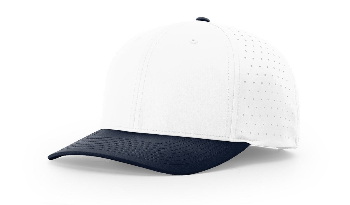 White/Navy Laser Perf R-Flex Snapback
