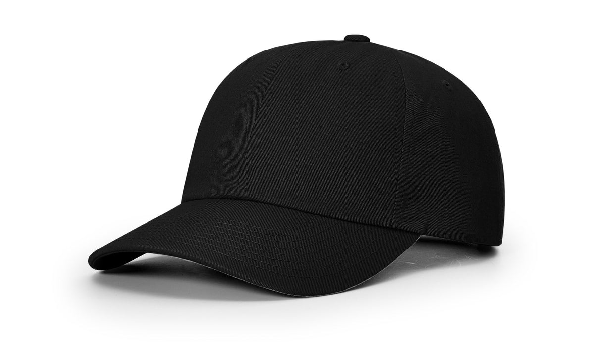 Black Premium Cotton Dad Cap