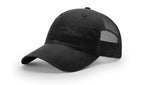 Black Garment Washed Trucker