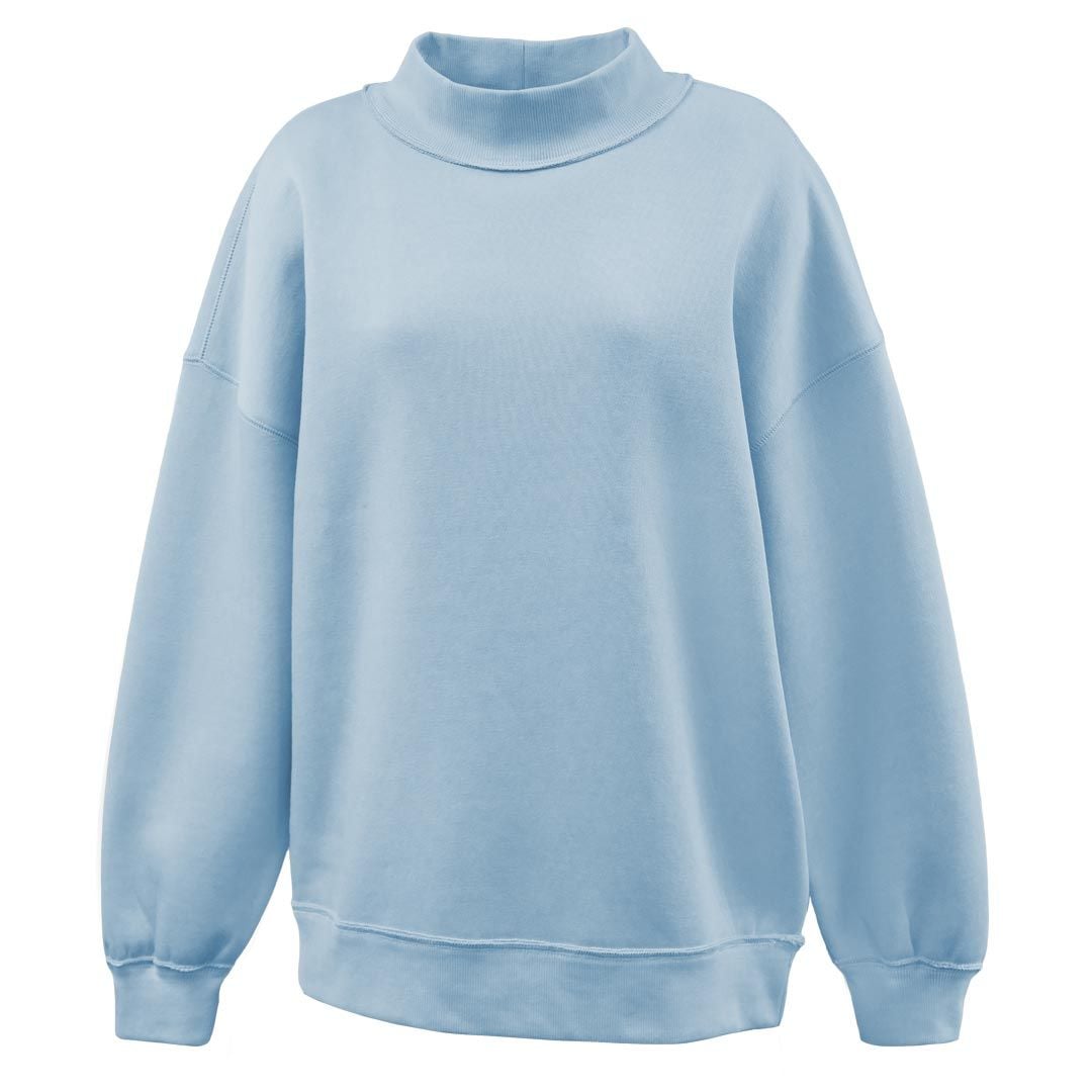 Blue Juliet Mockneck