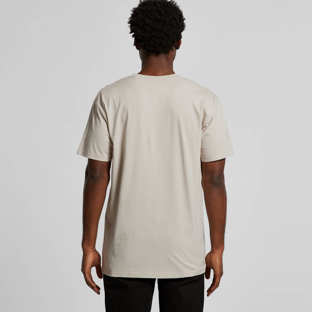 Rear View of  Staple Tee | 5001  grouped