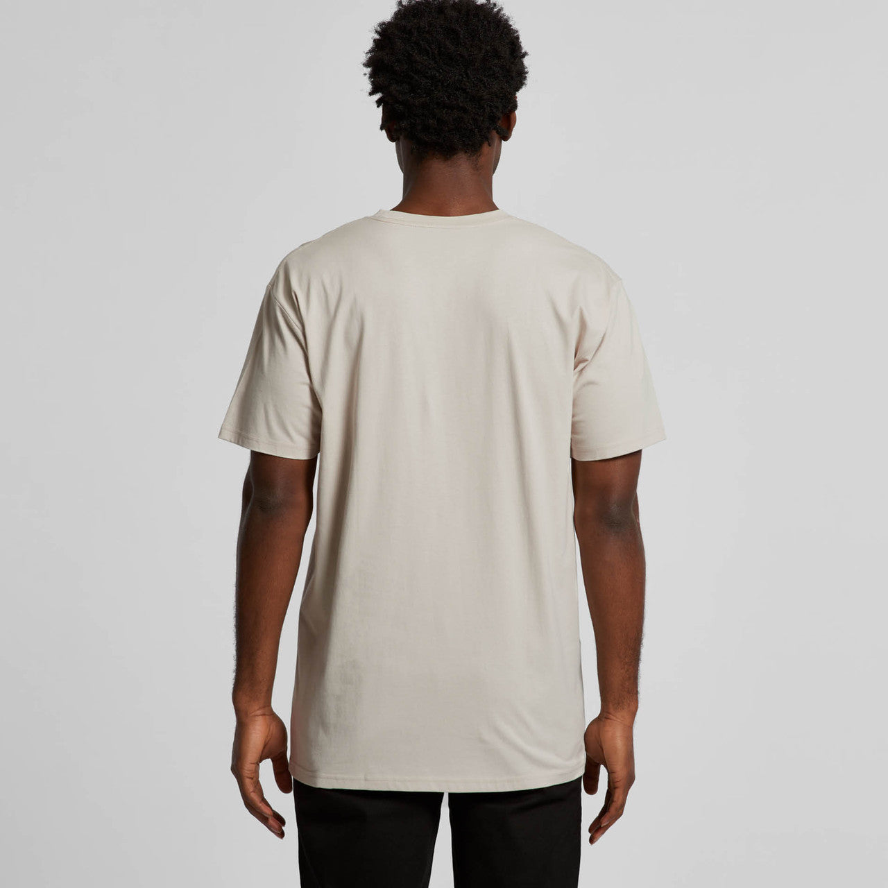 Rear View of  Staple Tee | 5001  grouped