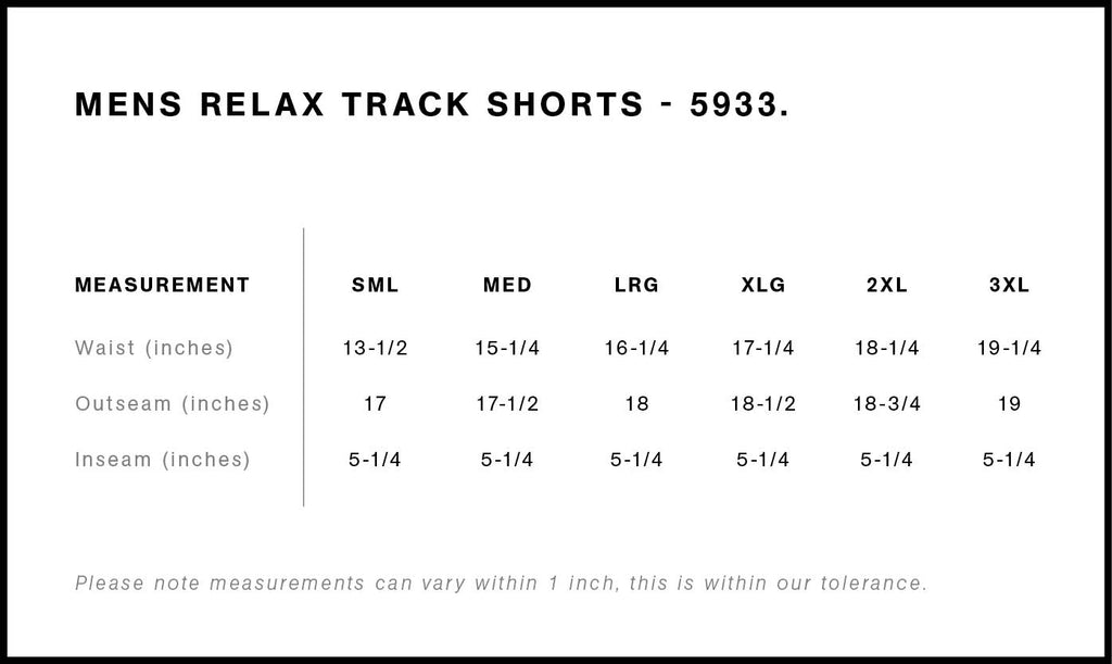 Relax Track Shorts 18" | 5933  grouped