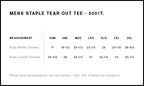 Staple Tear Out Tee | 5001T  grouped