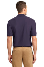 Eggplant Port Authority Silk Touch Polo K500