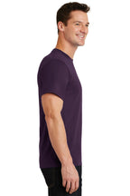 Eggplant Port & Co Essential Tee. PC61