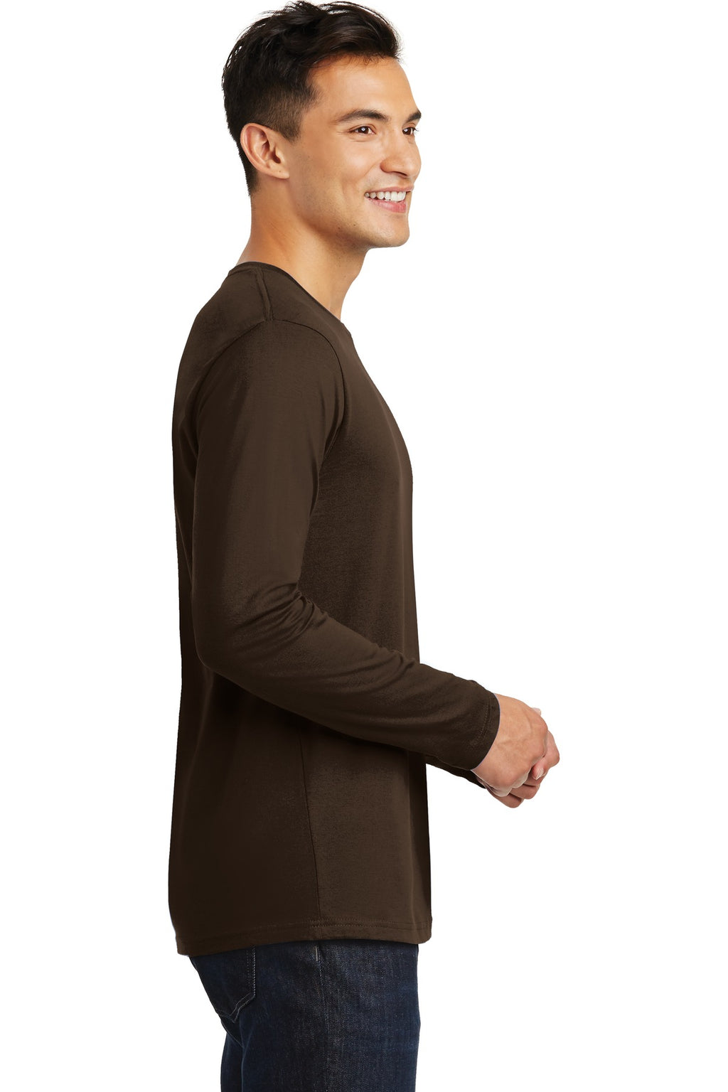Espresso District Perfect Weight Long Sleeve Tee. DT105