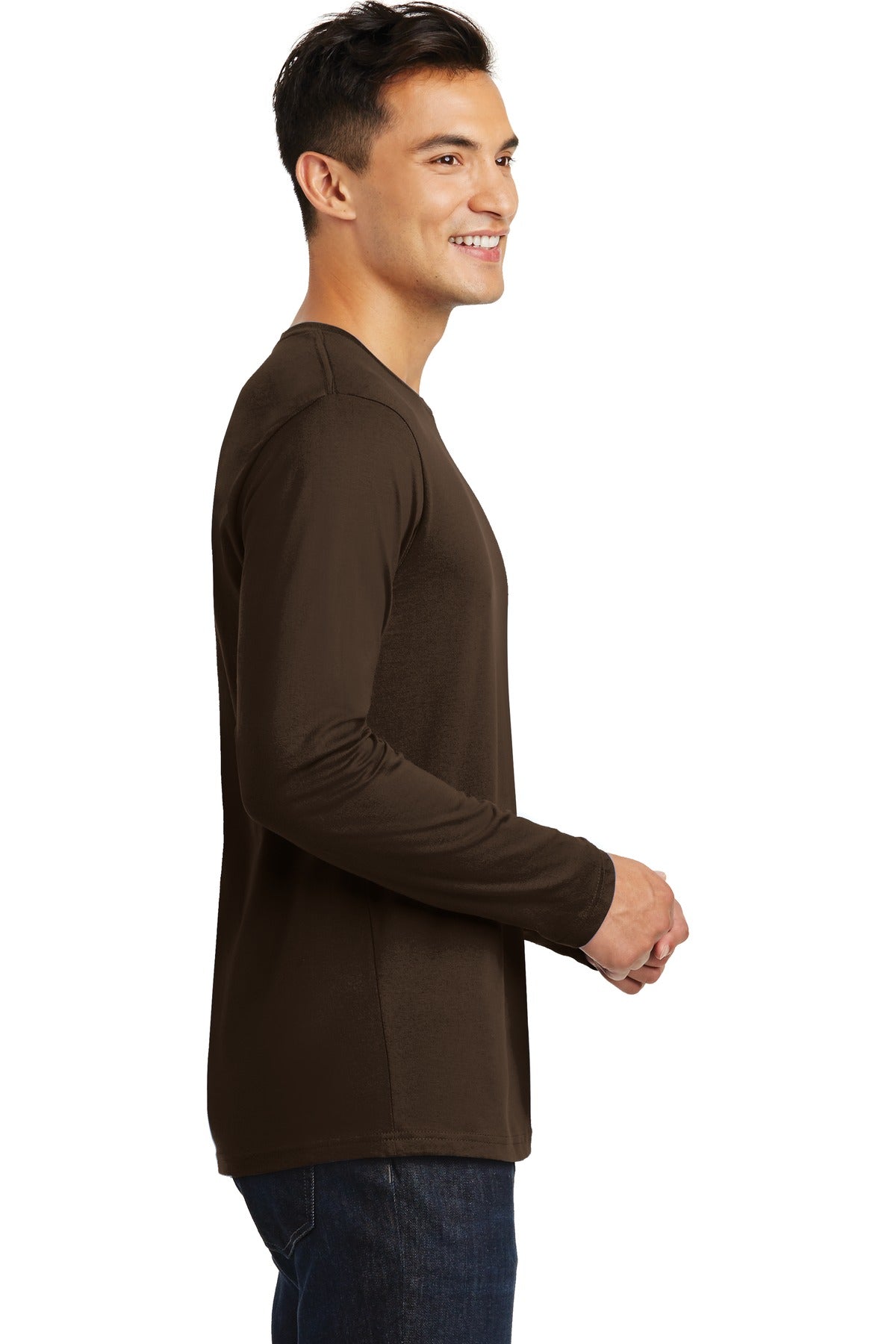 Espresso District Perfect Weight Long Sleeve Tee. DT105