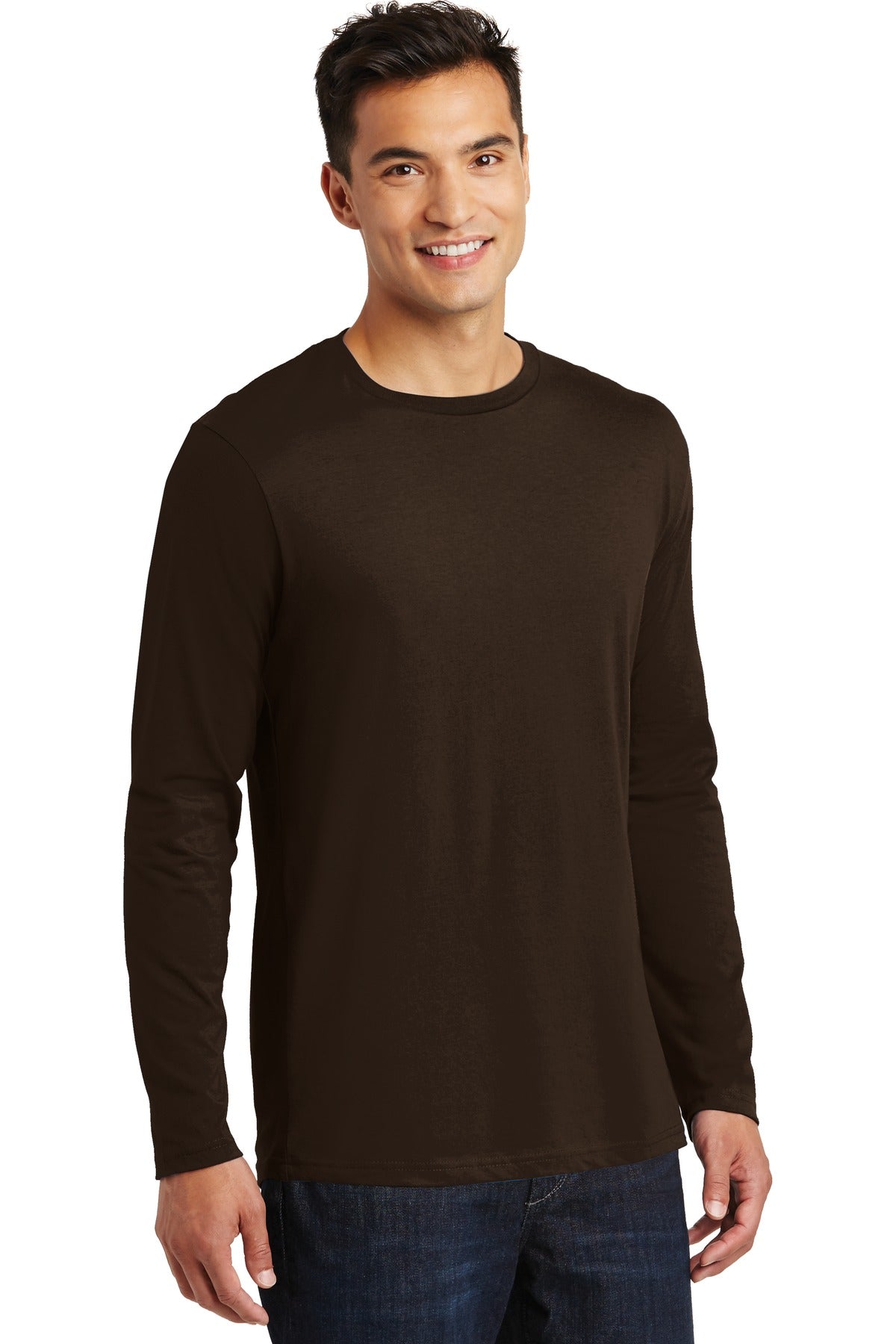 Espresso District Perfect Weight Long Sleeve Tee. DT105