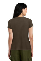 Espresso District Women's Perfect Weight Tee. DM104L