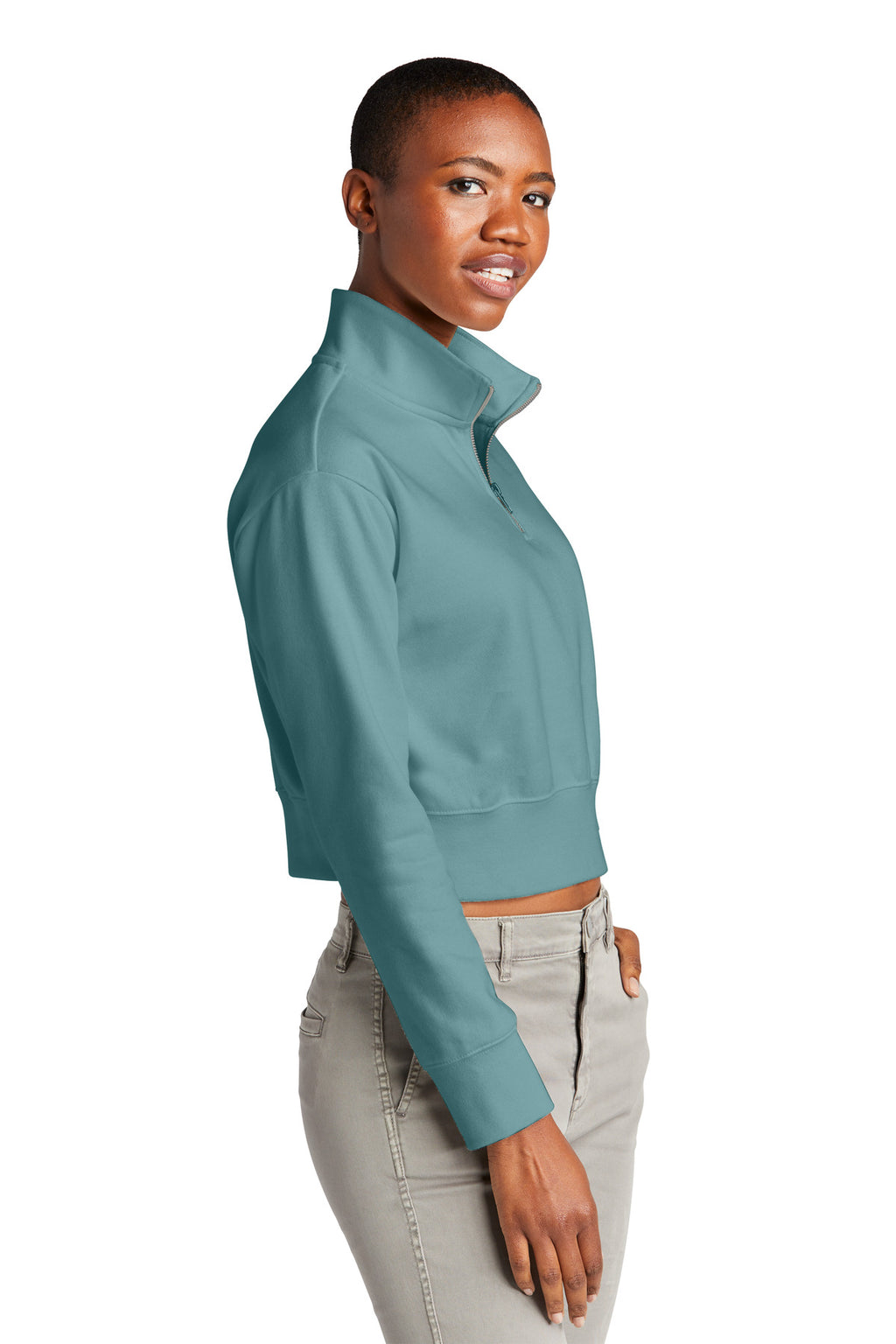 EuclptusBl District Women's V.I.T. Fleece 1/2-Zip DT6111