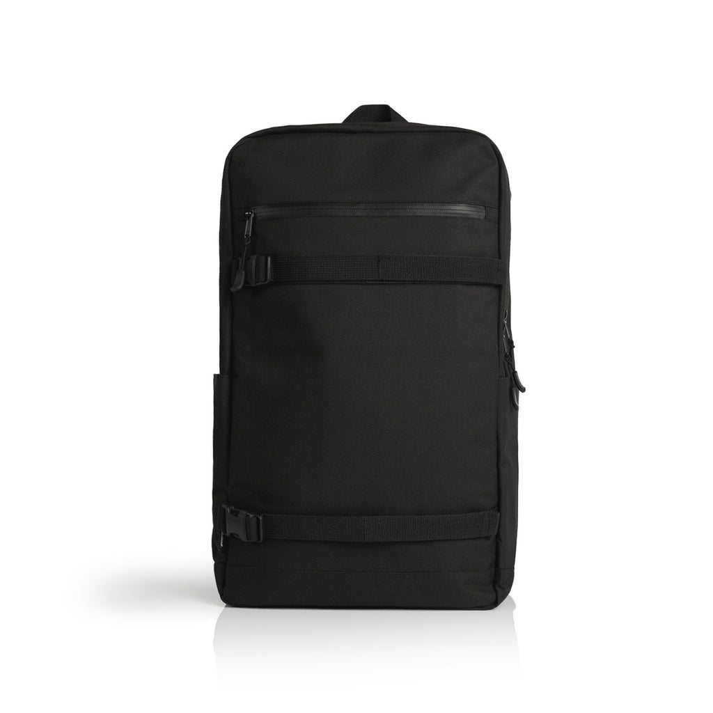 BLACK Recycled Strap Backpack | 1031