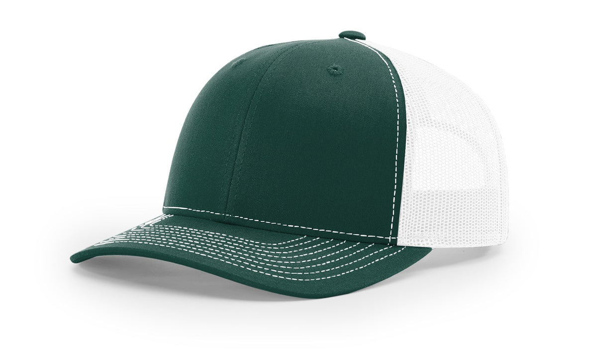 Dark Green/White Trucker