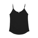 BLACK Wo's Pillar String Singlet | 4022